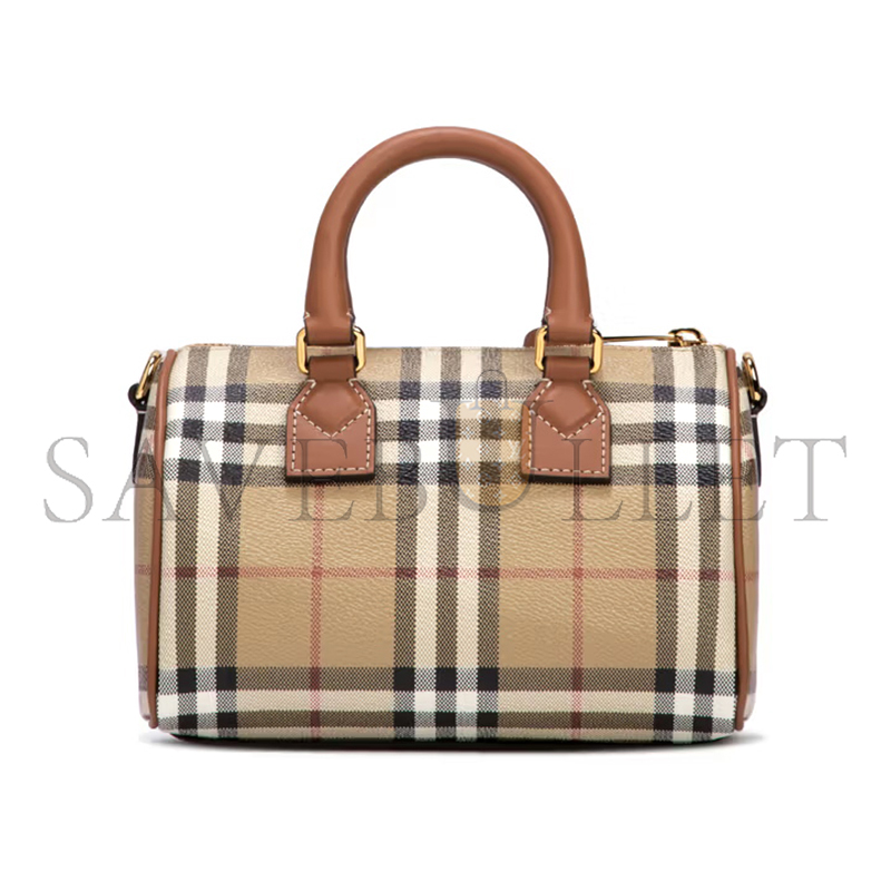 Bv*b*rry mini check bowling bag 80713571 (18.5*12*11cm)